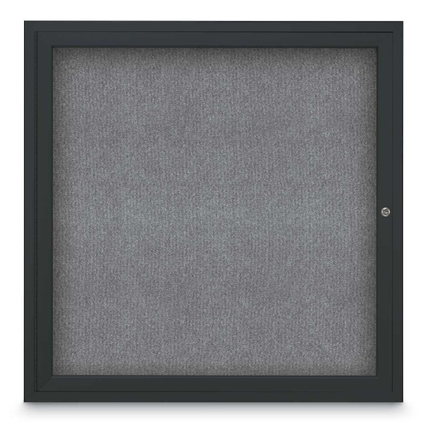 Sliding Door Indoor Enclosed Corkboard, 9